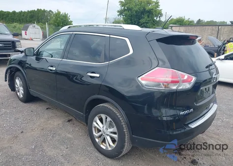 2016 Nissan Rogue Sv из США, поврежденный, VIN KNMAT2MV6GP625372